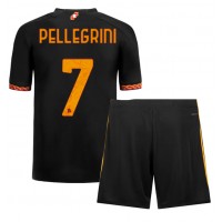 AS Roma Lorenzo Pellegrini #7 Tredjedraktsett Barn 2023-24 Kortermet (+ Korte bukser)